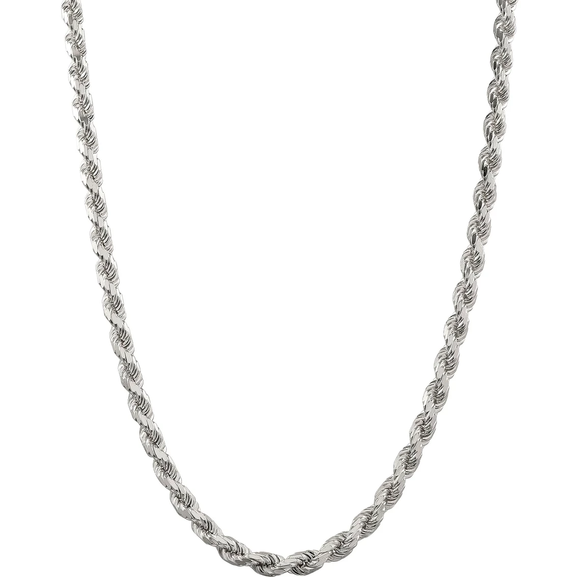 Best deal 𧨠Other Brands Sterling Silver 7mm Diamond Cut Rope Chain π 2 Best deal 𧨠Other Brands Sterling Silver 7mm Diamond Cut Rope Chain π - Image 2