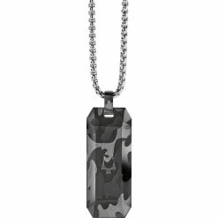 Cheap 🎁 Bulova Precisionist Pendant Camouflage Design 🦮 Dogtag Necklace 🎉