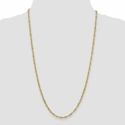 Hot Sale 🌟 Other Brands 14K Yellow Gold 2.75mm Lightweight Singapore Chain Necklace 😉 -Men‘s Jewelry Shop unnamed file 522