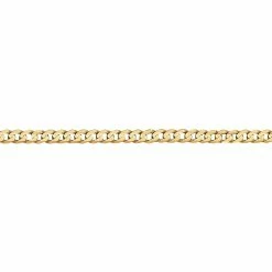 Best deal 🎁 Other Brands 14K Yellow Gold 3mm Open Concave Curb Chain ⭐ -Men‘s Jewelry Shop unnamed file 532