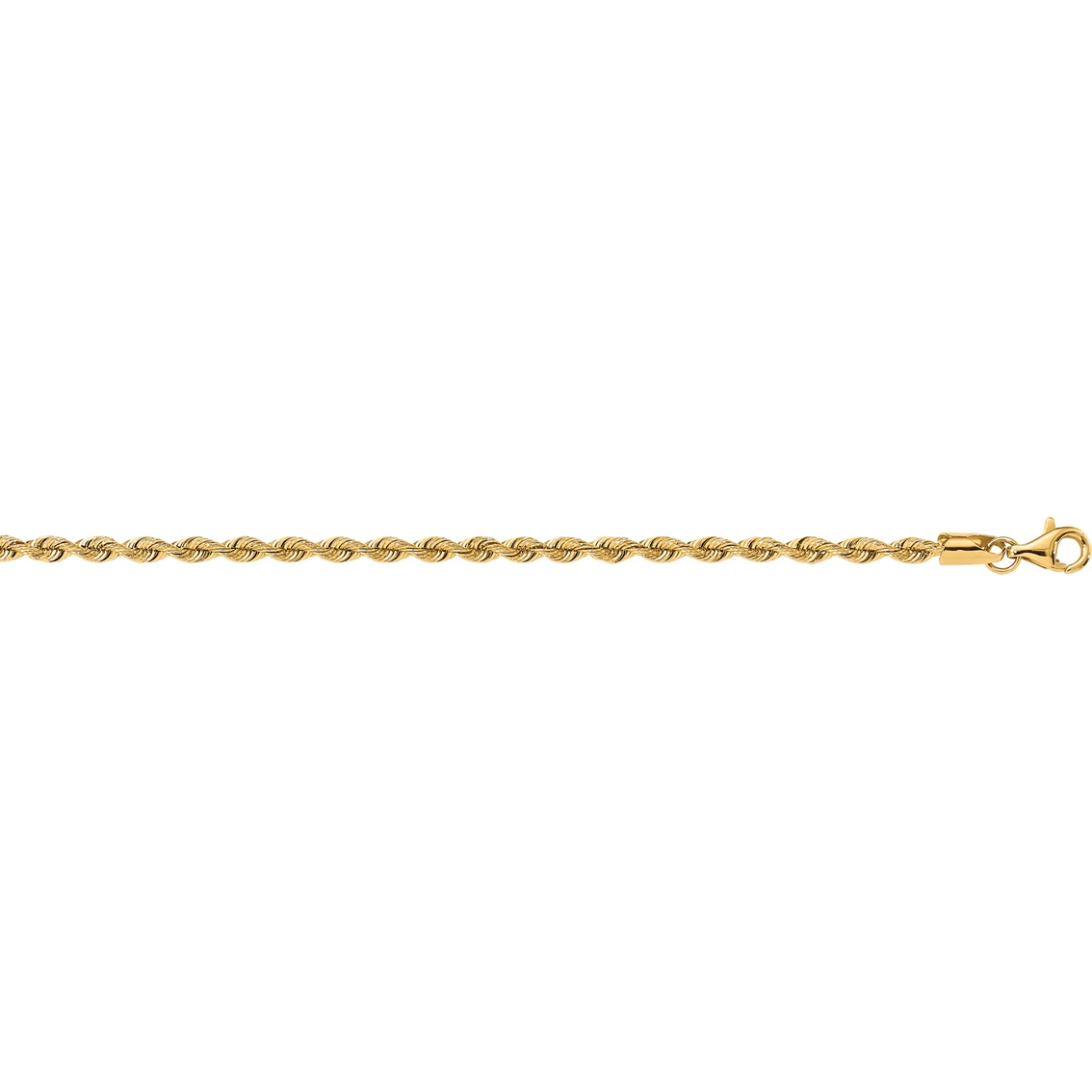 Wholesale ✔️ Other Brands 14K Yellow Gold 2.55mm Silky Rope Chain Necklace ✔️ 1 Wholesale ✔️ Other Brands 14K Yellow Gold 2.55mm Silky Rope Chain Necklace ✔️