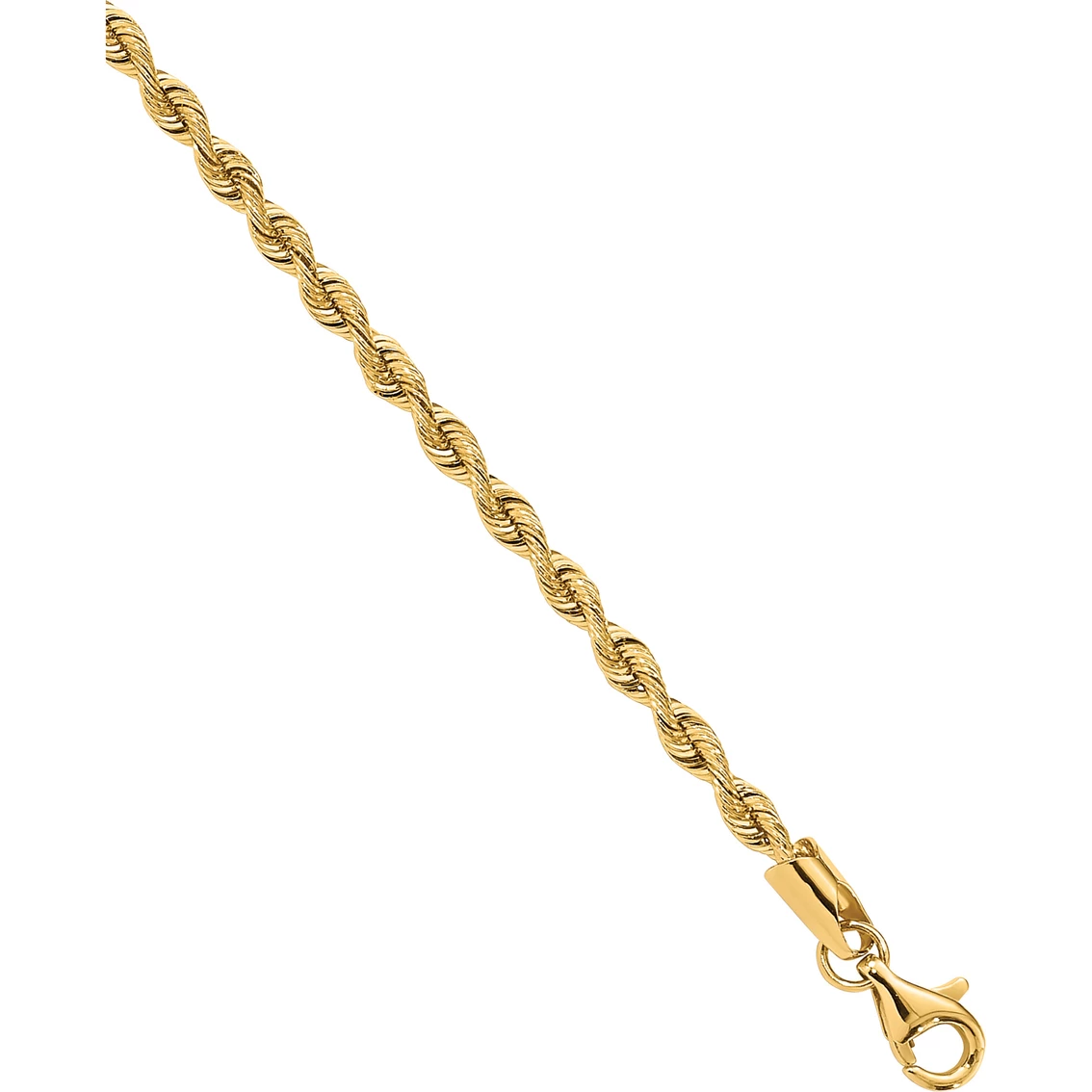 Wholesale ✔️ Other Brands 14K Yellow Gold 2.55mm Silky Rope Chain Necklace ✔️ 2 Wholesale ✔️ Other Brands 14K Yellow Gold 2.55mm Silky Rope Chain Necklace ✔️ - Image 2