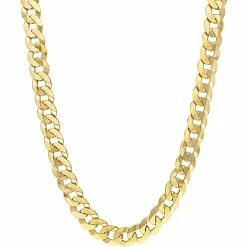 Best deal 😉 Sofia B. 18K Yellow Gold Over Sterling Silver 10mm Curb Link Chain Necklace ⌛