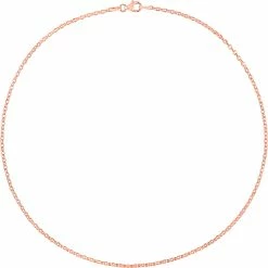 New ❤️ Sofia B. 18K Rose Gold Plated Sterling Silver Rolo Chain Necklace ❤️