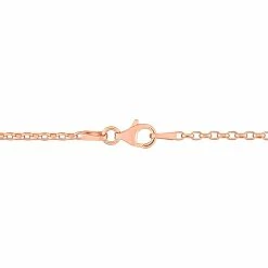 New ❤️ Sofia B. 18K Rose Gold Plated Sterling Silver Rolo Chain Necklace ❤️ -Men‘s Jewelry Shop unnamed file 570