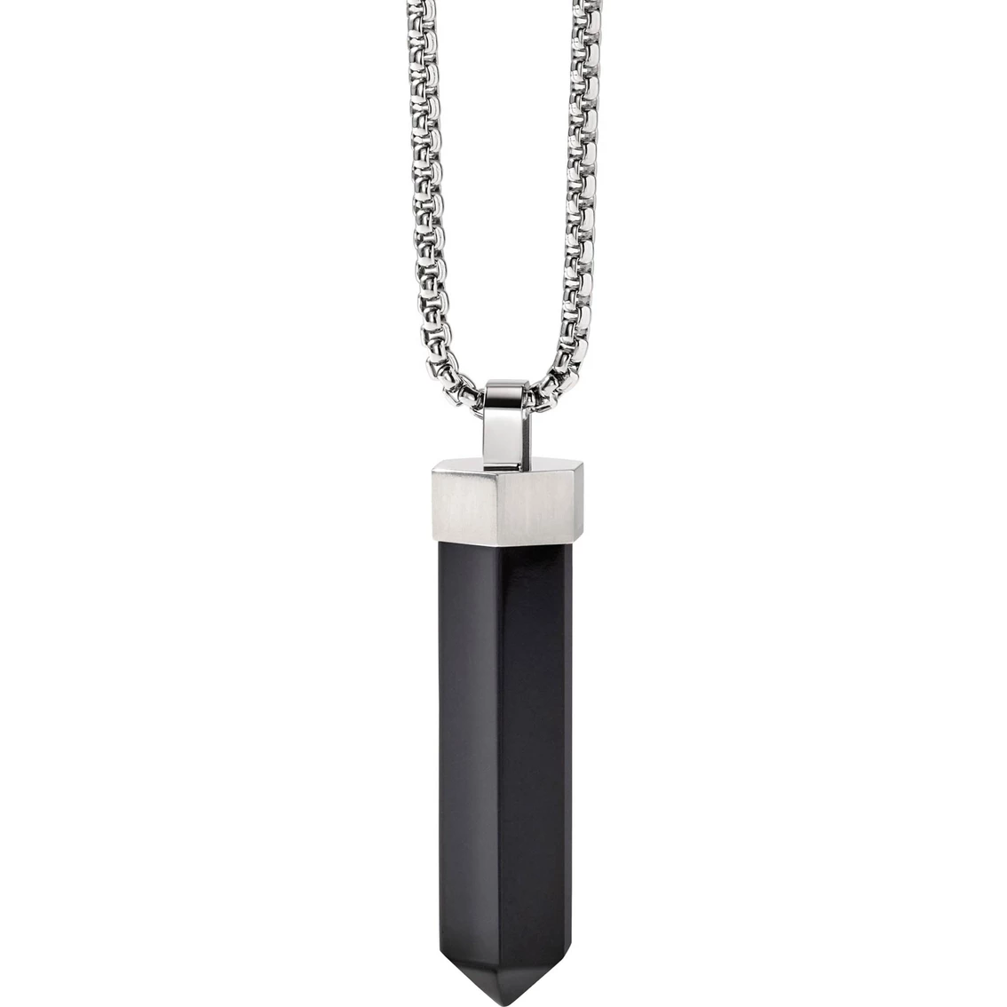 Promo π Bulova Precisionist Faceted Black Onyx Pendant Necklace π 1 Promo π Bulova Precisionist Faceted Black Onyx Pendant Necklace π