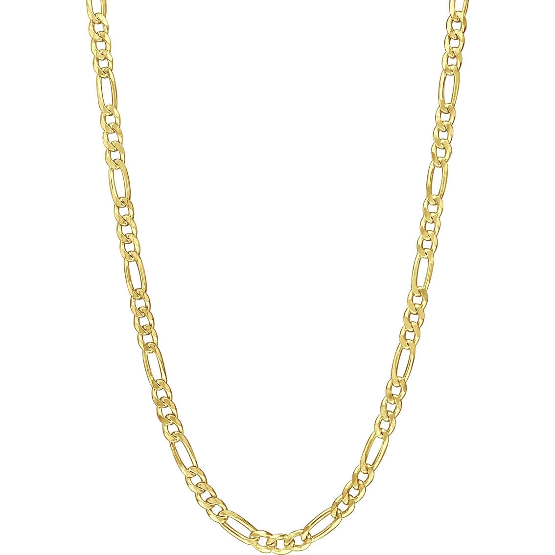 Buy π Sofia B. 18K Yellow Gold Over Sterling Silver 3.8mm Figaro Chain Necklace π 1 Buy π Sofia B. 18K Yellow Gold Over Sterling Silver 3.8mm Figaro Chain Necklace π