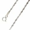 Best Sale ❤️ Other Brands 14K White Gold 1.8mm Singapore Chain ⌛