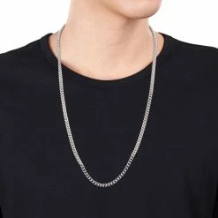 Wholesale 🎉 Sofia B. Sterling Silver 4.4mm Curb Link Chain Necklace 💯 -Men‘s Jewelry Shop unnamed file 606