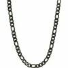 Outlet 🔥 Other Brands Stainless Steel Black IP 12mm Figaro 24 In. Chain ⭐