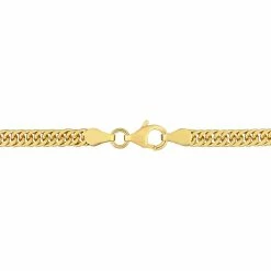 Best Pirce ✨ Sofia B.18K Goldtone Sterling Silver Double Curb Link 24 In. Chain Necklace 🔔 -Men‘s Jewelry Shop unnamed file 623