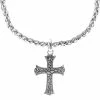 Top 10 ⌛ Robert Manse Designs Robert Manse Men's Sterling Silver Cobblestone Cross Pendant 22 In. 👏