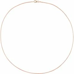 Wholesale 🤩 Sofia B. 18K Rose Gold Plated Sterling Silver 1.2mm Snake Chain Necklace 👏