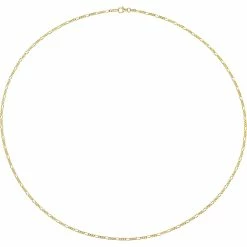 Promo 💯 Sofia B. 18K Gold Over Sterling Silver 2.2mm Figaro Chain Necklace 👏 -Men‘s Jewelry Shop unnamed file 656
