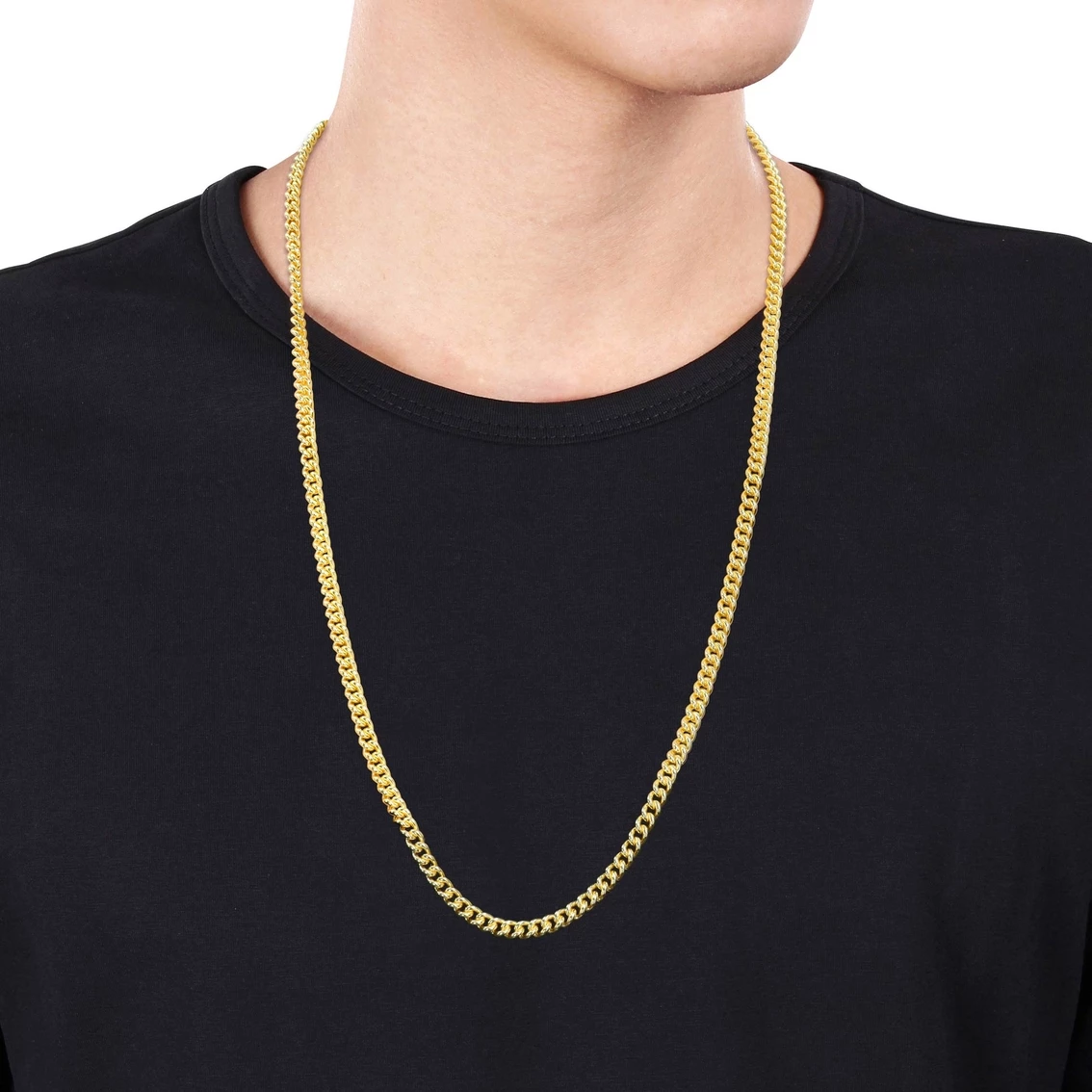 Flash Sale π Sofia B. 18k Gold Plated Sterling Silver 4.4mm Curb Link Chain Necklace π 4 Flash Sale π Sofia B. 18k Gold Plated Sterling Silver 4.4mm Curb Link Chain Necklace π - Image 4