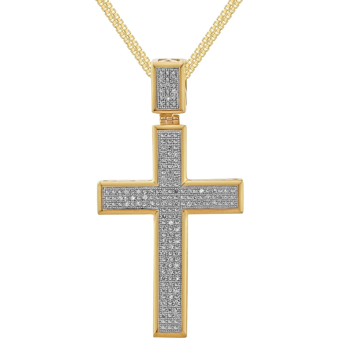Deals π Other Brands Sterling Silver 1/4 CTW Diamond Cross Pendant 22 In. β 1 Deals π Other Brands Sterling Silver 1/4 CTW Diamond Cross Pendant 22 In. β