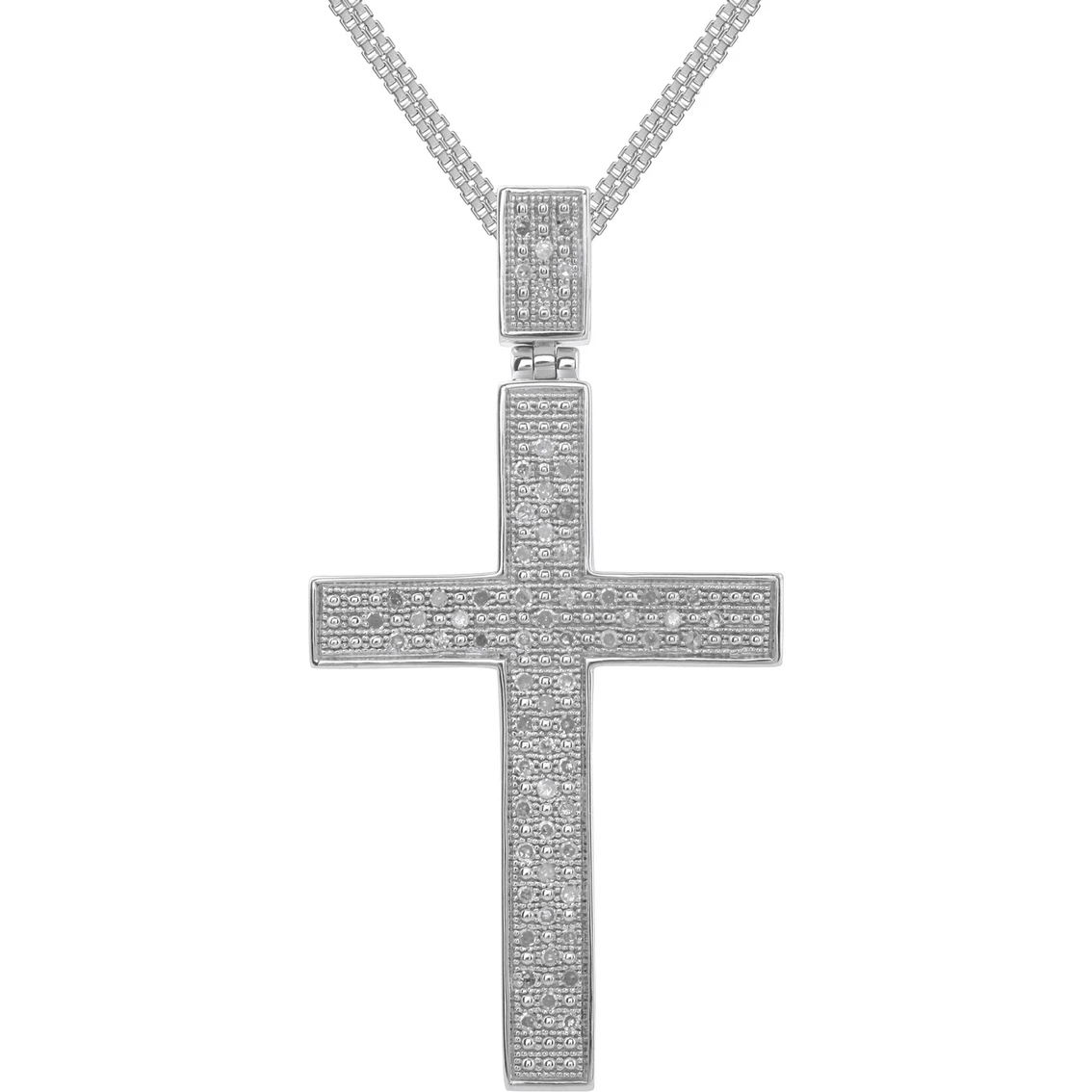 Deals π Other Brands Sterling Silver 1/4 CTW Diamond Cross Pendant 22 In. β 2 Deals π Other Brands Sterling Silver 1/4 CTW Diamond Cross Pendant 22 In. β - Image 2