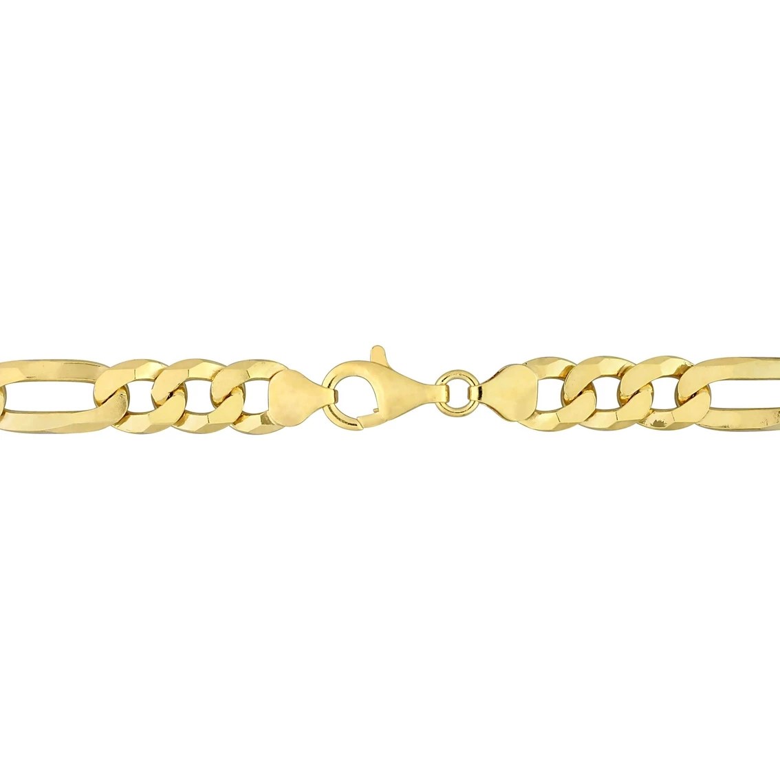Promo π Sofia B. 18K Gold Plated Sterling Silver 8.9mm Flat Figaro Chain Necklace π 2 Promo π Sofia B. 18K Gold Plated Sterling Silver 8.9mm Flat Figaro Chain Necklace π - Image 2