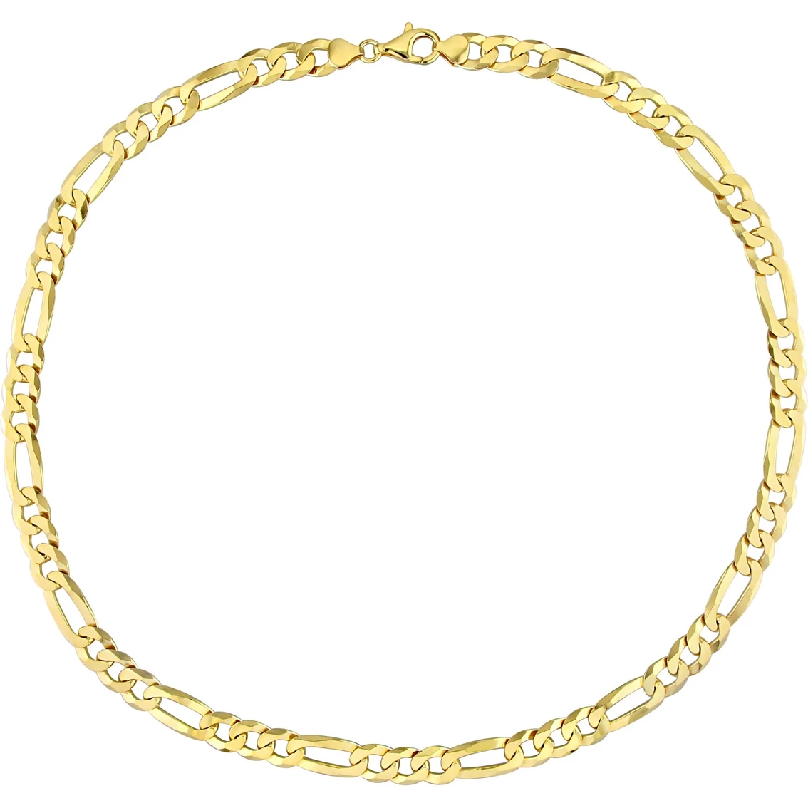 Promo π Sofia B. 18K Gold Plated Sterling Silver 8.9mm Flat Figaro Chain Necklace π 3 Promo π Sofia B. 18K Gold Plated Sterling Silver 8.9mm Flat Figaro Chain Necklace π - Image 3