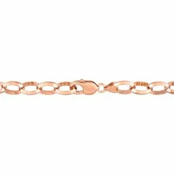 Flash Sale 🔔 Sofia B. 18K Rose Gold Plated Sterling Silver 10.5mm Rolo Chain Necklace 🎉 -Men‘s Jewelry Shop unnamed file 706