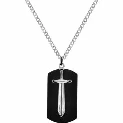 Discount ๐งจ Other Brands Stainless Steel ๐ Dog Tag Sword Pendant ๐