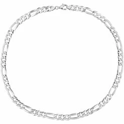 New 👏 Sofia B. Sterling Silver 8.9mm Flat Figaro Chain Necklace ✨ -Men‘s Jewelry Shop unnamed file 721