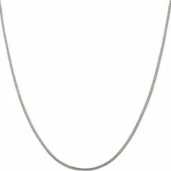 Budget 🧨 Other Brands Sterling Silver 2mm Diamond Cut Round Franco Chain 😍