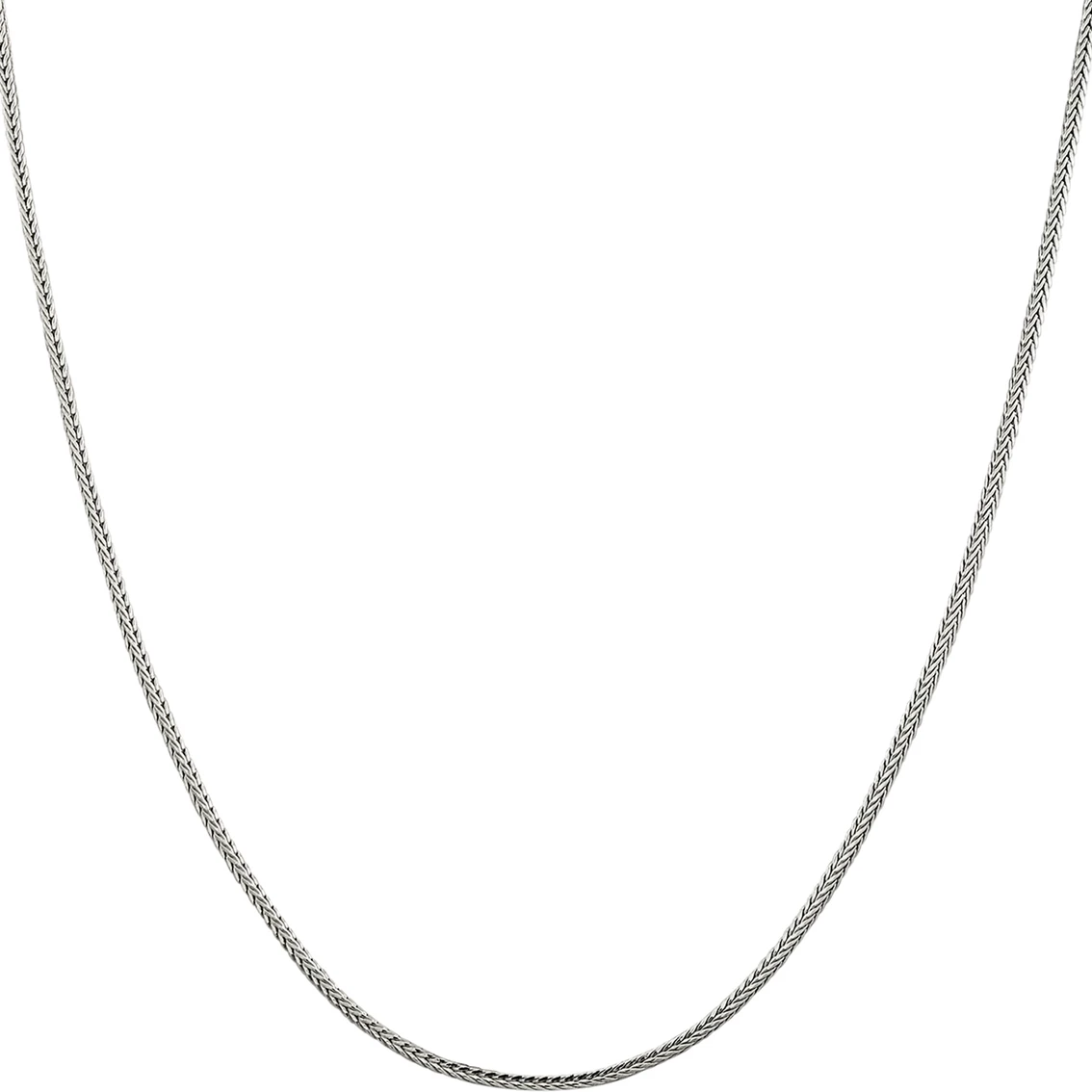 Budget 𧨠Other Brands Sterling Silver 2mm Diamond Cut Round Franco Chain π 1 Budget 𧨠Other Brands Sterling Silver 2mm Diamond Cut Round Franco Chain π