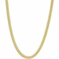 Cheap 🔔 Sofia B. 18k Gold Plated Sterling Silver 4.4mm Curb Link Chain Necklace 👏