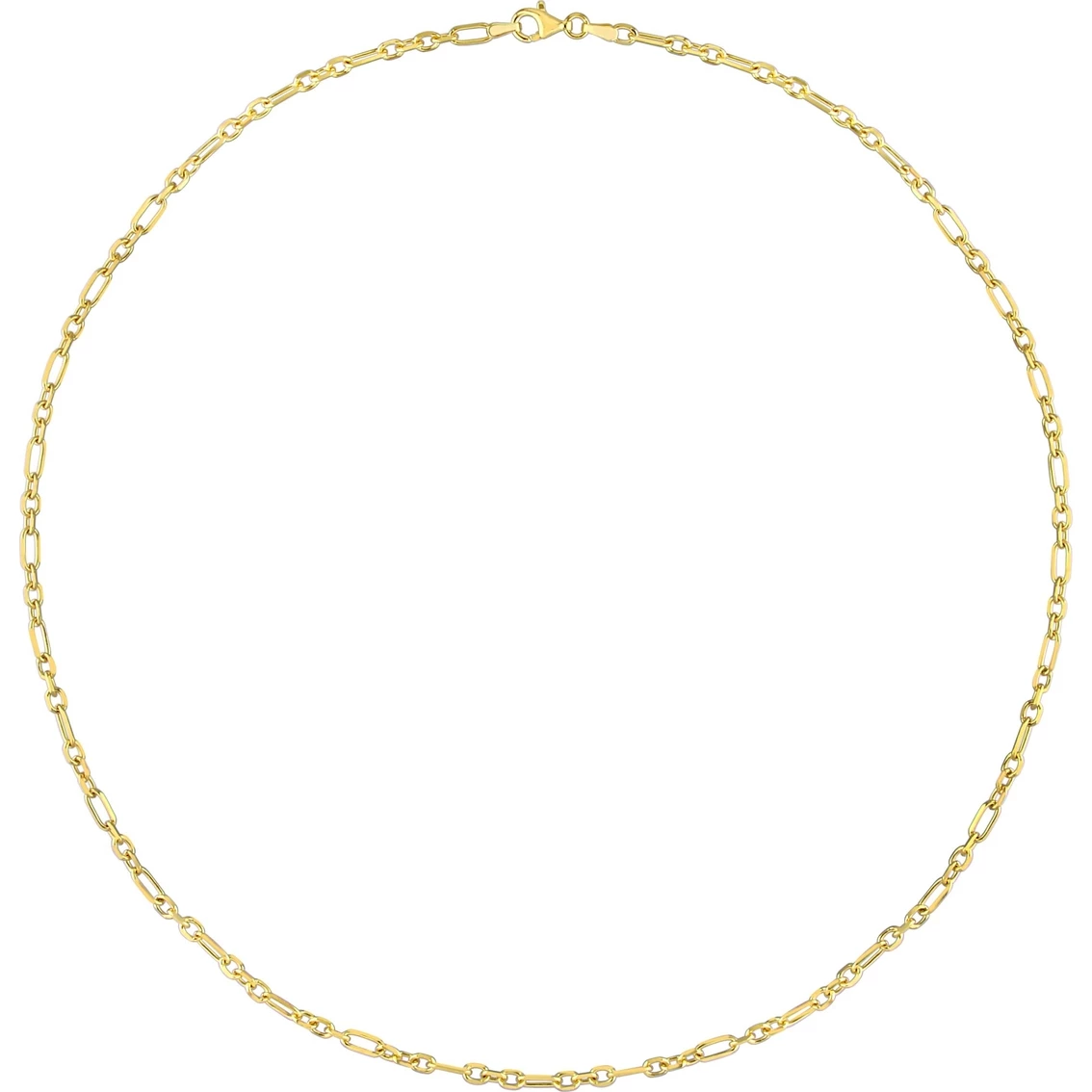 Best Pirce π Sofia B. 18K Gold Over Sterling Silver 3mm Diamond Cut Figaro Chain Necklace β 3 Best Pirce π Sofia B. 18K Gold Over Sterling Silver 3mm Diamond Cut Figaro Chain Necklace β - Image 3