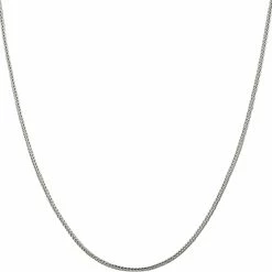 Promo ⭐ Other Brands Sterling Silver 2mm Diamond Cut Round Franco Chain 🔥