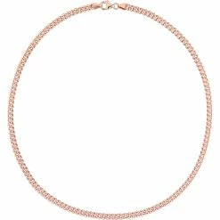 Cheap 🧨 Sofia B. 18k Rose Gold Plated Sterling Silver 4.4mm Curb Link Chain Necklace 🧨 -Men‘s Jewelry Shop unnamed file 775