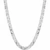 Best deal 😍 Other Brands Sterling Silver Flat Marina Chain Necklace 22 In. ⭐