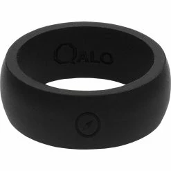 Coupon 🌟 Qalo Men's Slate Silicone Ring 🎉