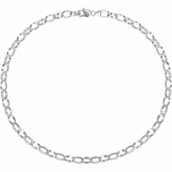 Hot Sale 🥰 Sofia B. Sterling Silver 10.5mm Rolo Chain 24. In. Necklace 🔔