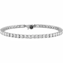 Deals ❤️ Esquire Sterling Silver Cubic Zirconia Tennis Bracelet ⌛