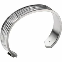Promo π Bulova Precisionist Open Cuff Bracelet: Knurled Texture Design J96B007 π