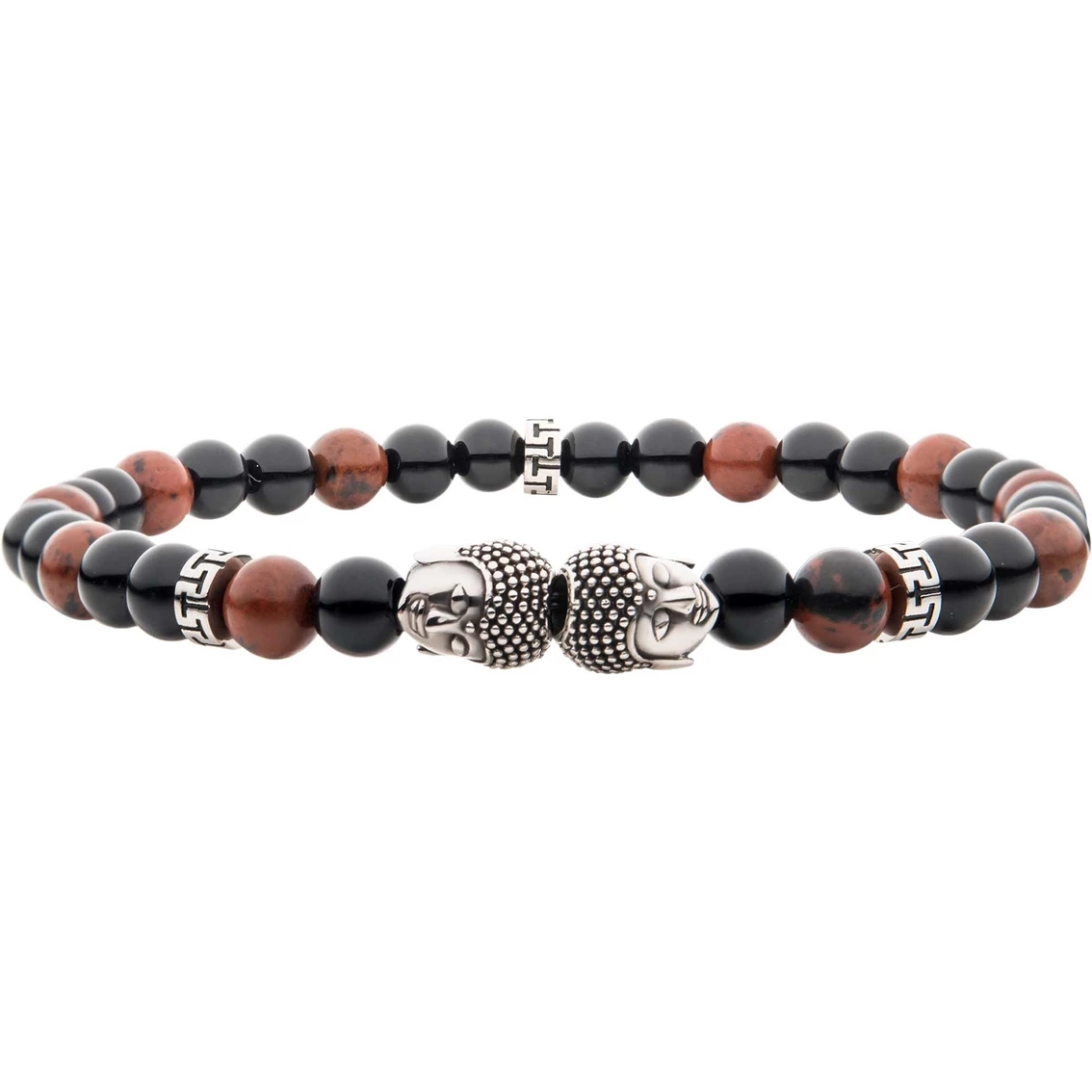 Hot Sale π― Other Brands Men's Steel Buddha Head And Genuine Mahogany Obsidian Stone Bead Bracelet π 1 Hot Sale π― Other Brands Men's Steel Buddha Head And Genuine Mahogany Obsidian Stone Bead Bracelet π