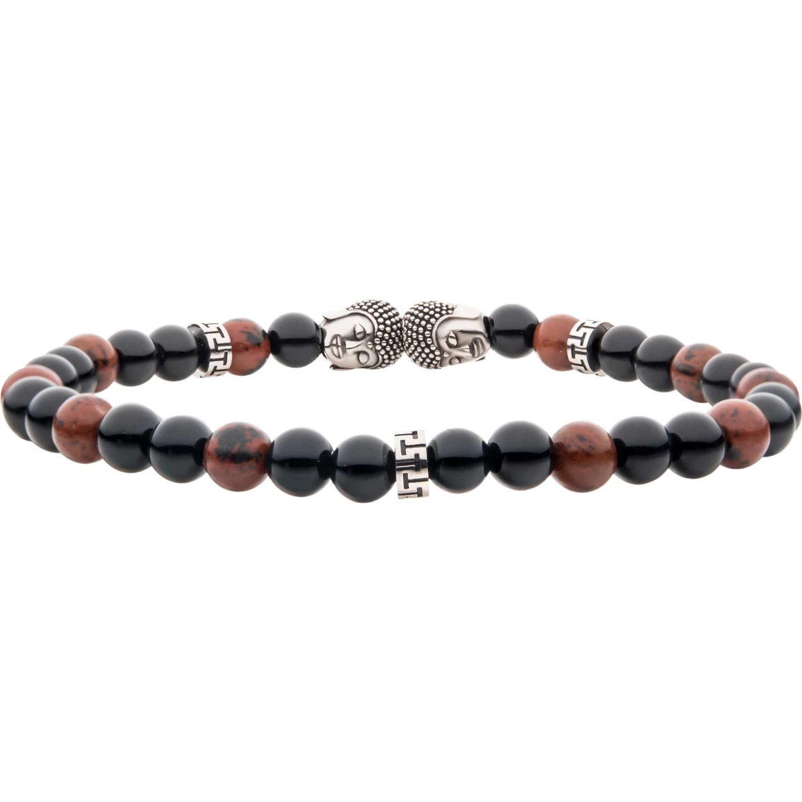 Hot Sale π― Other Brands Men's Steel Buddha Head And Genuine Mahogany Obsidian Stone Bead Bracelet π 2 Hot Sale π― Other Brands Men's Steel Buddha Head And Genuine Mahogany Obsidian Stone Bead Bracelet π - Image 2