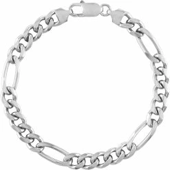 Discount π Esquire Men's Jewelry Figaro (7.50mm) Chain Bracelet, 8.50 In. π€©