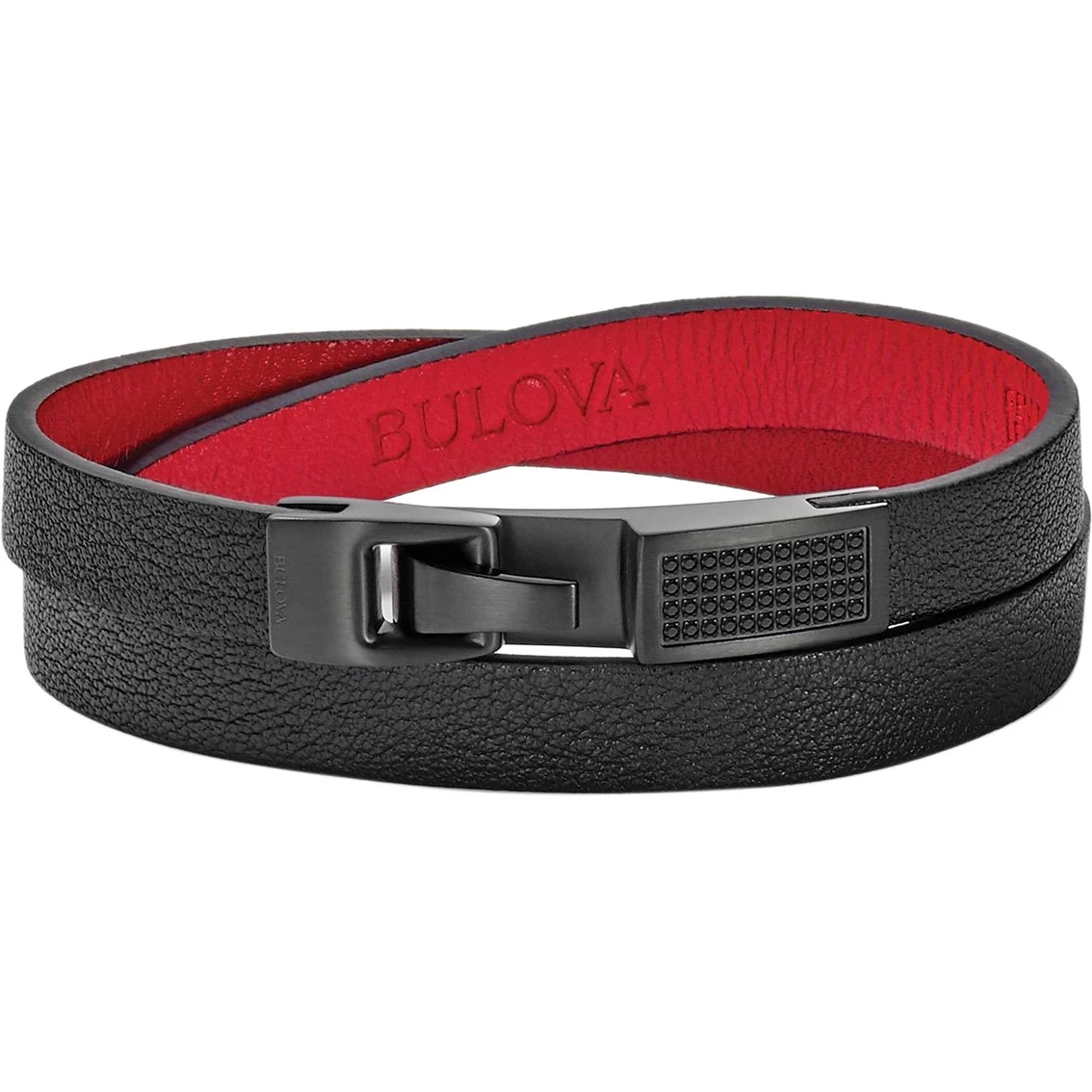 Discount ⌛ Bulova Men's Precisionist 1/5 CTW Black Diamond ⌚ Watch With Leather Bracelet J98B001 ✨ 1 Discount ⌛ Bulova Men's Precisionist 1/5 CTW Black Diamond ⌚ Watch With Leather Bracelet J98B001 ✨