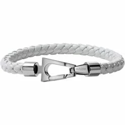 Cheapest 😉 Bulova Marine Star White Braided Leather Bracelet 🛒