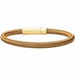 Best reviews of 🤩 INOX Gold Over Stainless Steel Wire Mesh Bracelet 💯
