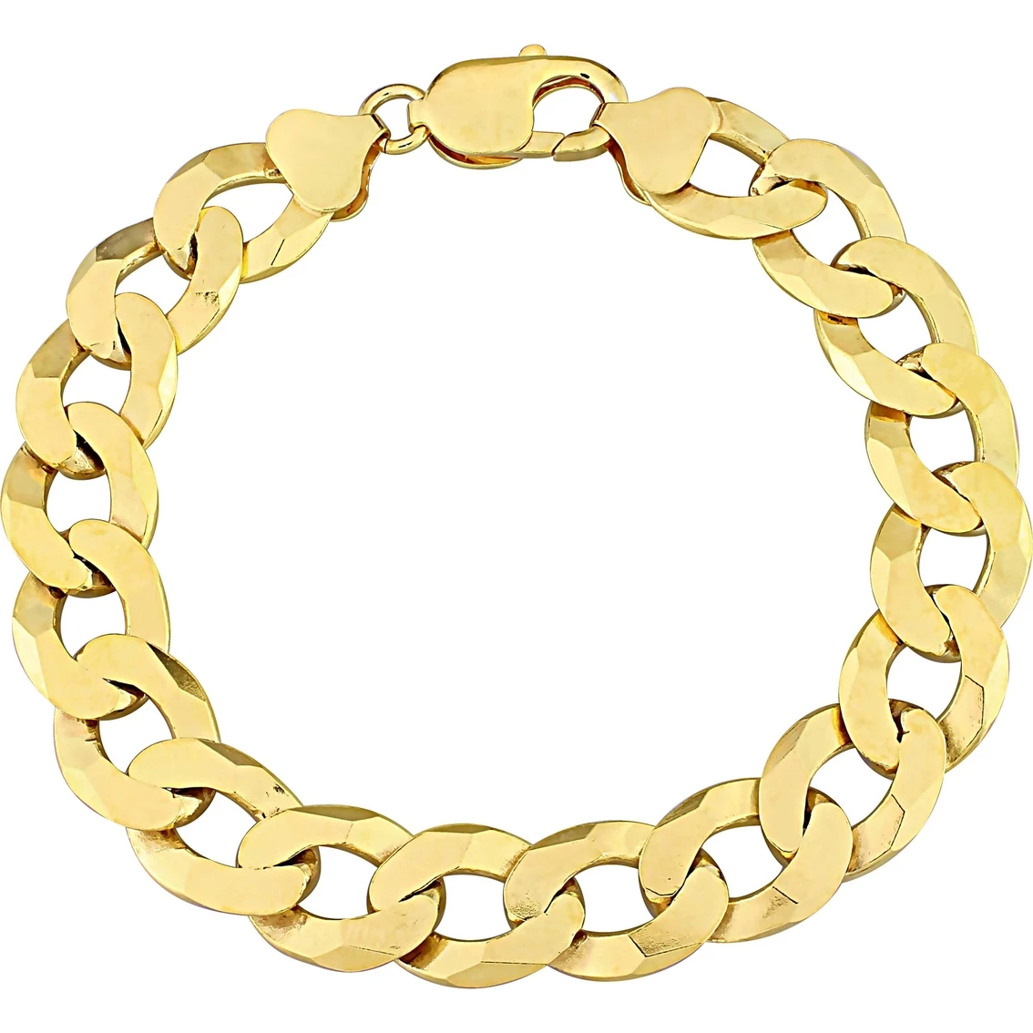 Outlet 𧨠Sofia B. 18K Yellow Gold Over Sterling Silver 12.5mm Flat Curb Chain Bracelet π₯ 1 Outlet 𧨠Sofia B. 18K Yellow Gold Over Sterling Silver 12.5mm Flat Curb Chain Bracelet π₯