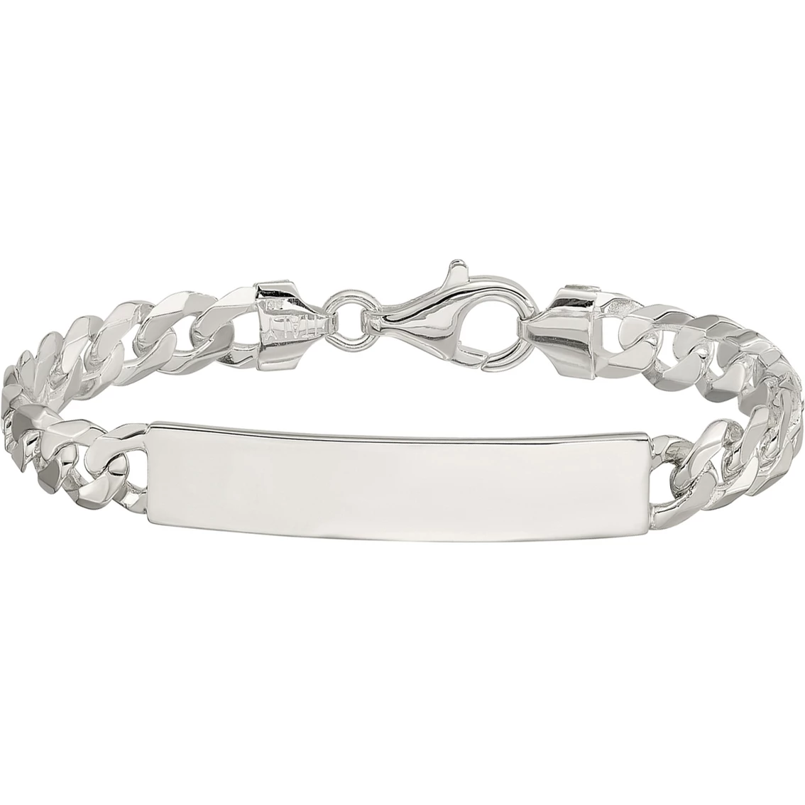 Cheap π Other Brands Sterling Silver Curb Link ID Bracelet π 1 Cheap π Other Brands Sterling Silver Curb Link ID Bracelet π