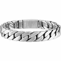 Wholesale 🎁 Esquire 12mm Curb Stainless Steel Bracelet ✔️